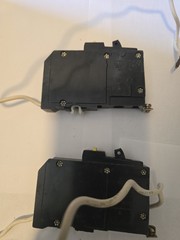 Lot Of 3 Square D QOB120GFI 20 Amp 1 Pole ONLY FOR BOLT ON PANEL GFCI