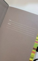CADILLAC Notebook Journal Debossed Logo GM Notepad Hard Cover Vegan Italy Made