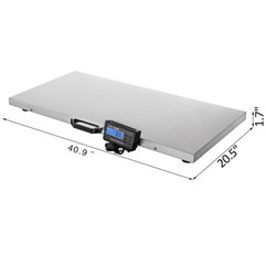 1000lbs Animal Scale Stainless Platform Scales for Hogs Goat Sheep Alpacas Pig