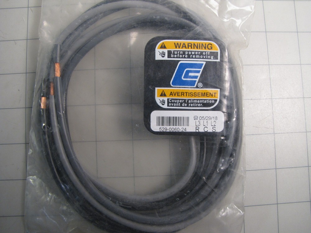 Copeland 529-0060-24 Power Cable w/ Molded Plug NEW