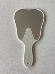 One Dental Office Chairside Molar Tooth-shape Patient Face Mirrors 5 Color