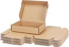 9x6x2 inch Shipping Boxes Bulk 25 Pack Brown Tab Lock Tuck Top Mailer Boxes