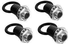 4 Set Black Light Fixture Hooks Ring Nuts Lifting Ring Nuts Eye Lamp M10 Thre…