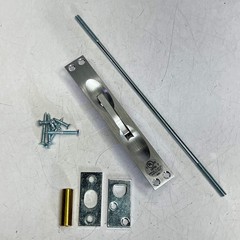 ROCKWOOD Lever Extension Flush Bolt Hardware Satin Chrome Plated Brass 555-626