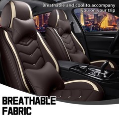 Honda CR-V Hybrid 2020-2026 Seat Covers Nappa Leather 2 Seats Coffee Color