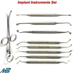 Implant Surgery Sinus Lift Elevators Dental Periosteal Bone Compactor Syringe