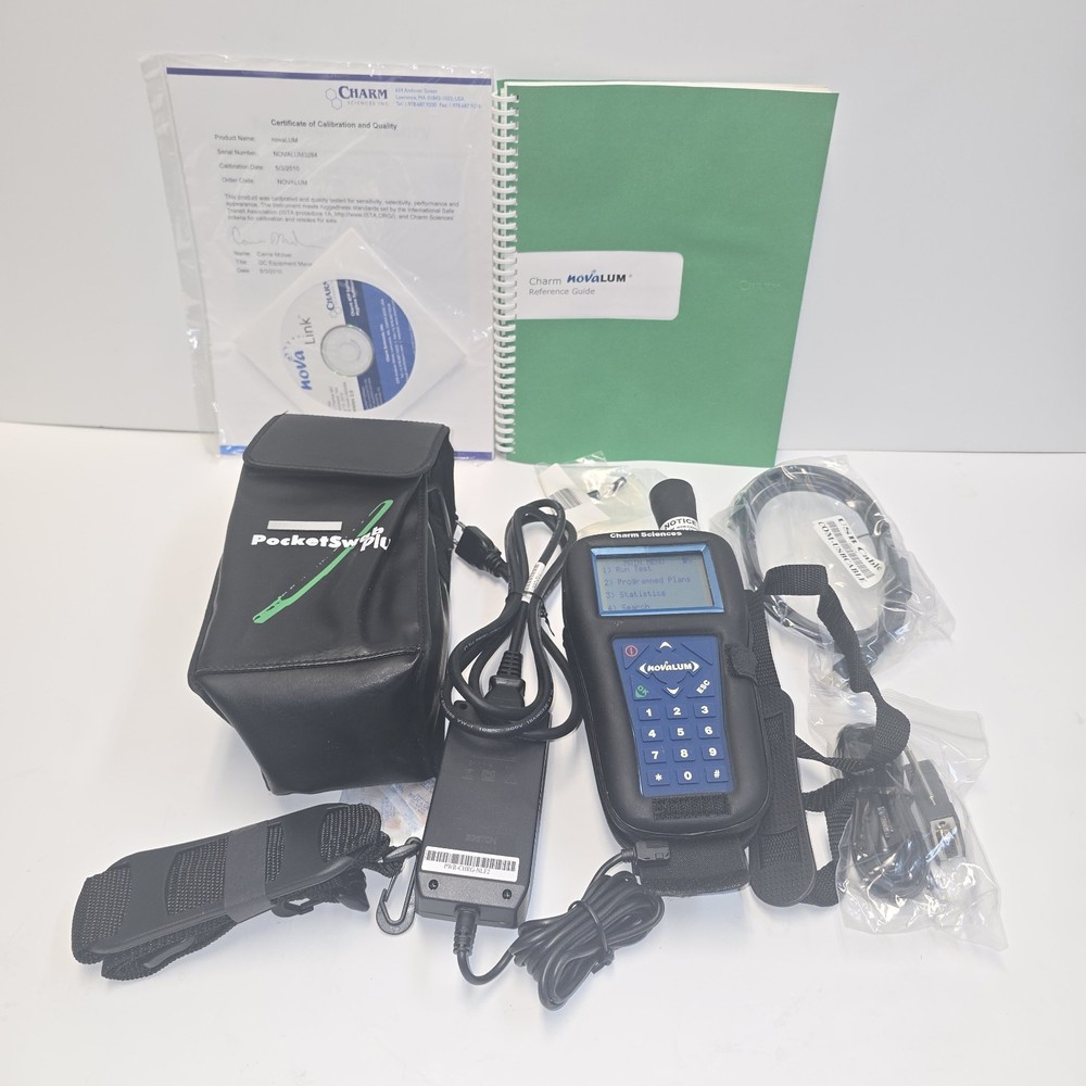 Charm Sciences NovaLUM Pocket Swab ATP Luminometer Detection System Tester
