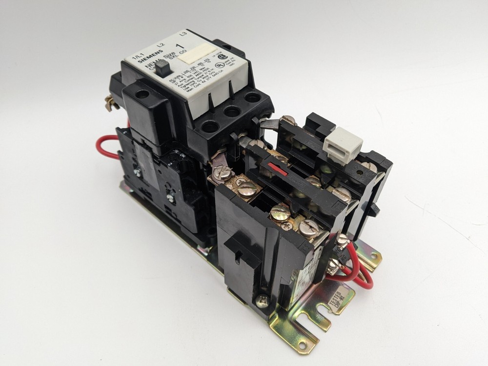 Siemens SXL CO NEMA Size-1 600 VAC 27 AMP 10 HP 3-PH 220/240 Volt Coil Starter