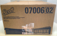 Scott 07006 Coreless Jumbo Jr. 2-Ply Toilet Paper Rolls, 12 Rolls, Free Shipping