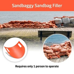 Sandbaggy Sandbag Filler – MADE IN AMERICA – One Man Filling Sandbags + 2X SPEED