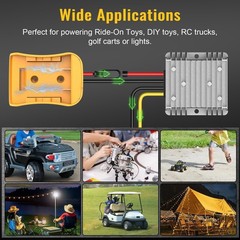 20V to 12V 20A Step Down Converter Adapter Compatible with Dewalt 20V Regulator