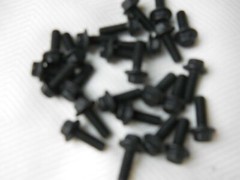 Hex Head Flange Bolt M5 5MM X .80 Coarse X 12MM Thread “Pack of 25 Bolts”