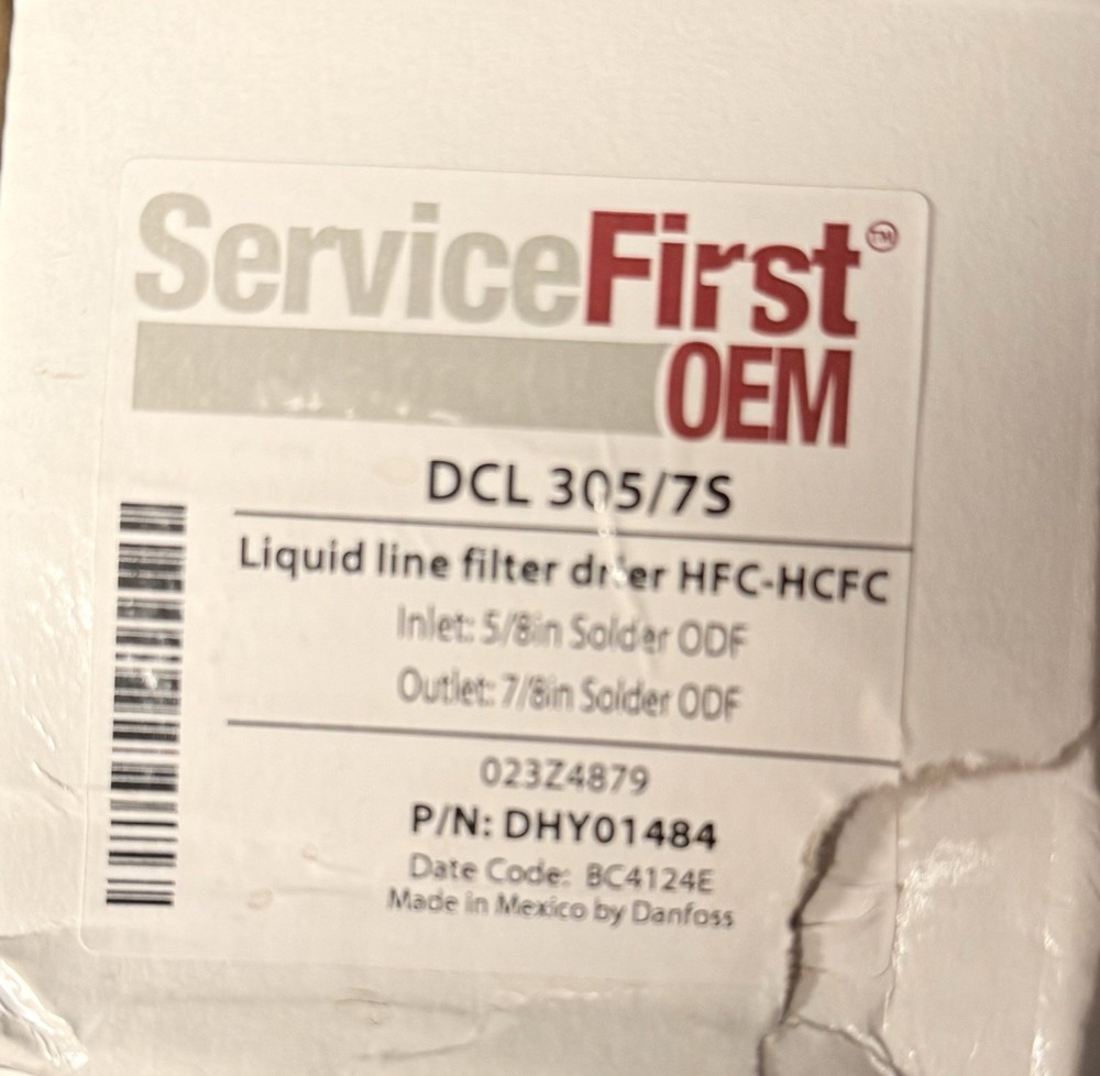 DHY01484 DCL 305-7S 5/8 ODF X 7/8 ODF LIQUID LINE