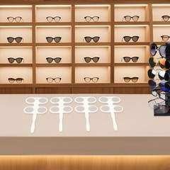 4PCS Optical Optometry Flip Trial Lens Flipper Handle Kit For Confirmation Test