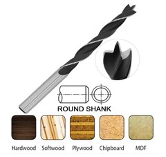 10Pcs 1/8 Inch Wood Brad Point Drill Bit Set Spur Point Woodworking Drill Bits