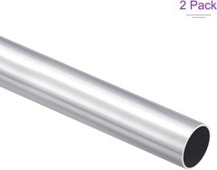 2-Pack 6063 Aluminum Tubing 22mm OD x 20mm ID for Versatile DIY Projects