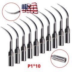 10* Dental Ultrasonic Piezo Perio Scaling Tips P1 for EMS SKYSEA Handpiece