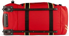 LINE2design Wheeled Firefighter Jumbo turnout Gear Bag with Maltese Logo – Red