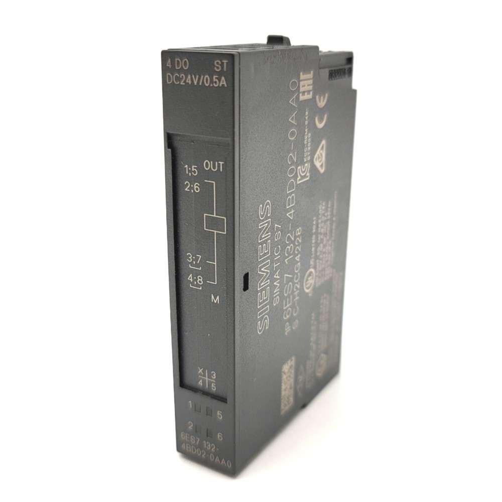 Siemens 6ES7 132-4BD02-0AA0 SIMATIC S7 Digital Output Module, 24VDC