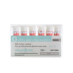 Endodontic Gutta Percha Points Dental Endo Root Canal .02/.04/.06 Taper 60/120pc