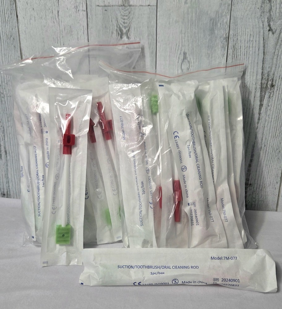 Medical Dental Oral Care Swabs Suction Toothbrush Cleaning Swabs