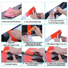 2”x50’ Reflective Conspicuity Tape DOT-C2 Approved Red/White for Trailers 1 Roll