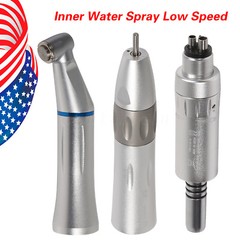 Dental Slow Low Speed Straight Handpiece Air Motor 4Holes E-type NSK STYLE WY4
