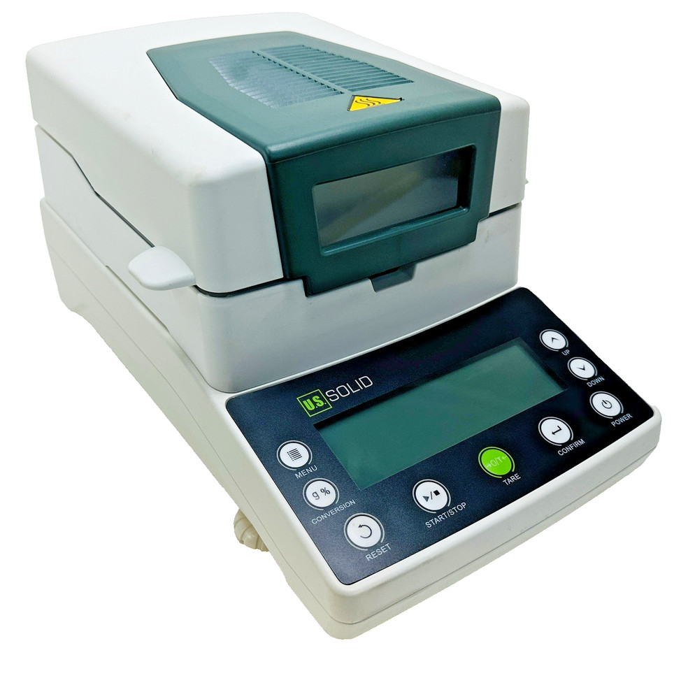 R. U.S. Solid USS-HMA01 Halogen Moisture Analyzer 110g x 5mg, (JFHMA0001), New
