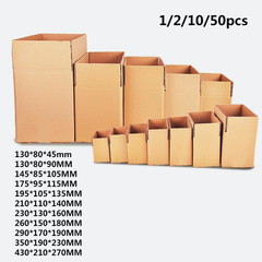 1-50pcs Corrugated Express cardboard boxes cardboard packaging box express boxes