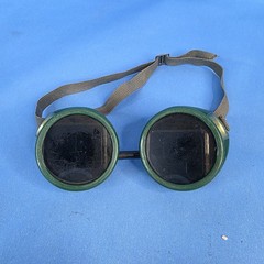 Vintage Oxweld Welding Goggles Doc Brown Back to the Future Cosplay Lens Intact