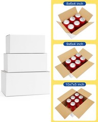 Space-Saving Shipping Boxes 45-Pack: Mixed Sizes for Efficient Packing & Mailing