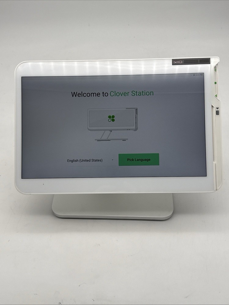 Clover Station C500 Point of Sale POS System Display unit only | Reset