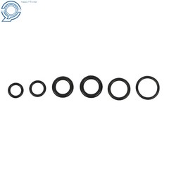 1020-Piece Nitrile Rubber O-Ring Assortment, 20 Sizes Resists Oil and Heat