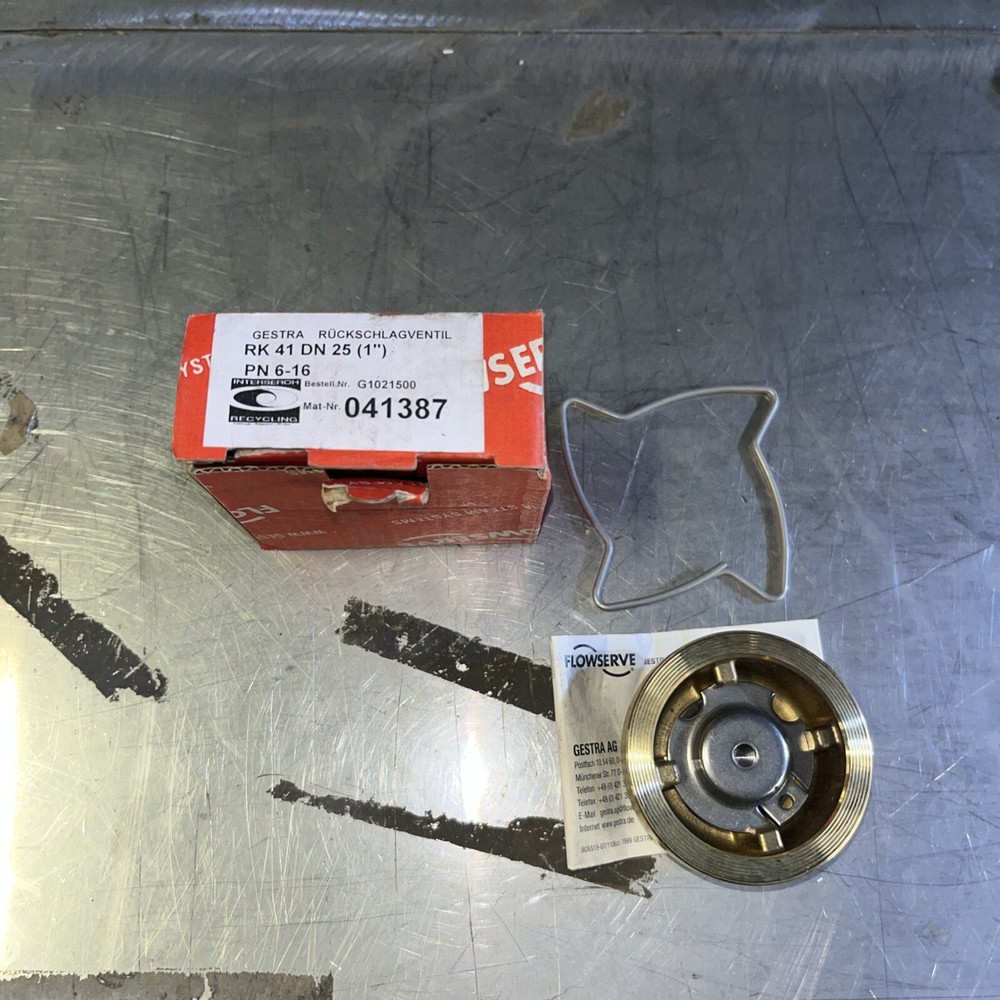 Gestra #RK 41 DN 25, #G1021500, #0413,Same Day Fast Free Shipping, New Open Box