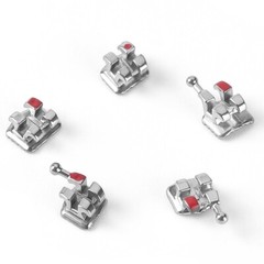 AZDENT Dental Ortho MIM Brackets Braces Mini Roth.022 Hook 345 /Buccal Tube
