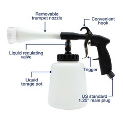 High Pressure Car Cleaning Tornado Air Gun Kit with 1L Foam Bottle 26514