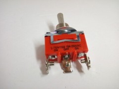 Pack of 2 E-TEN1122 15A 250V AC 3PIN ON-OFF-ON Power Toggle Switch Rocker Button