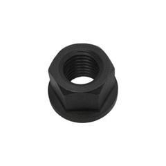 Heat Treated Steel 5/16”-18 Thread Hex Flange Nuts, Black Oxide Finish – PACK 2