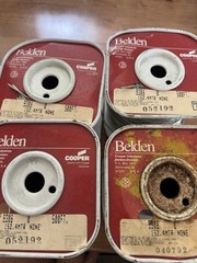 Belden 9308 Silver Plated Copper Coax 75 OHM 4 Partial Spools 750+ft