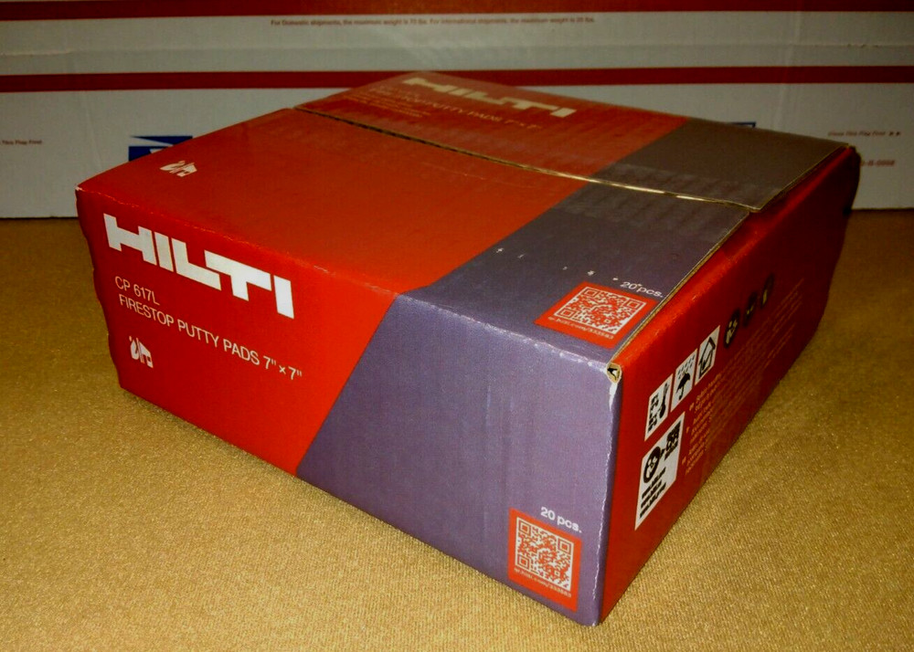 NEW! Hilti CP 617L Firestop Putty pad – 333583 (20 Count ~ 1 BOX)