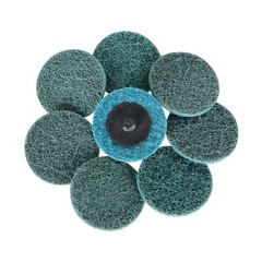 50 Pcs 2 Inch Fine Surface Conditioning Discs Roll Lock Grinder Sanding Pads