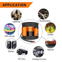 100FT Stranded 16 AWG Electrical Wire – High Conductivity & Moisture Resistant