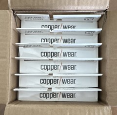 Copper Wear Non-Medical Copper Infused Reusable Mask Black 6-Pack OSFM- NWT