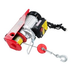 1320lbs Mini Electric Hoist Crane Winch w/ 328ft Wireless Remote Control 1150W