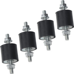 4Pcs 25 X 25Mm Rubber Mounts Rubber Vibration Isolator Mounts Shock Absorber