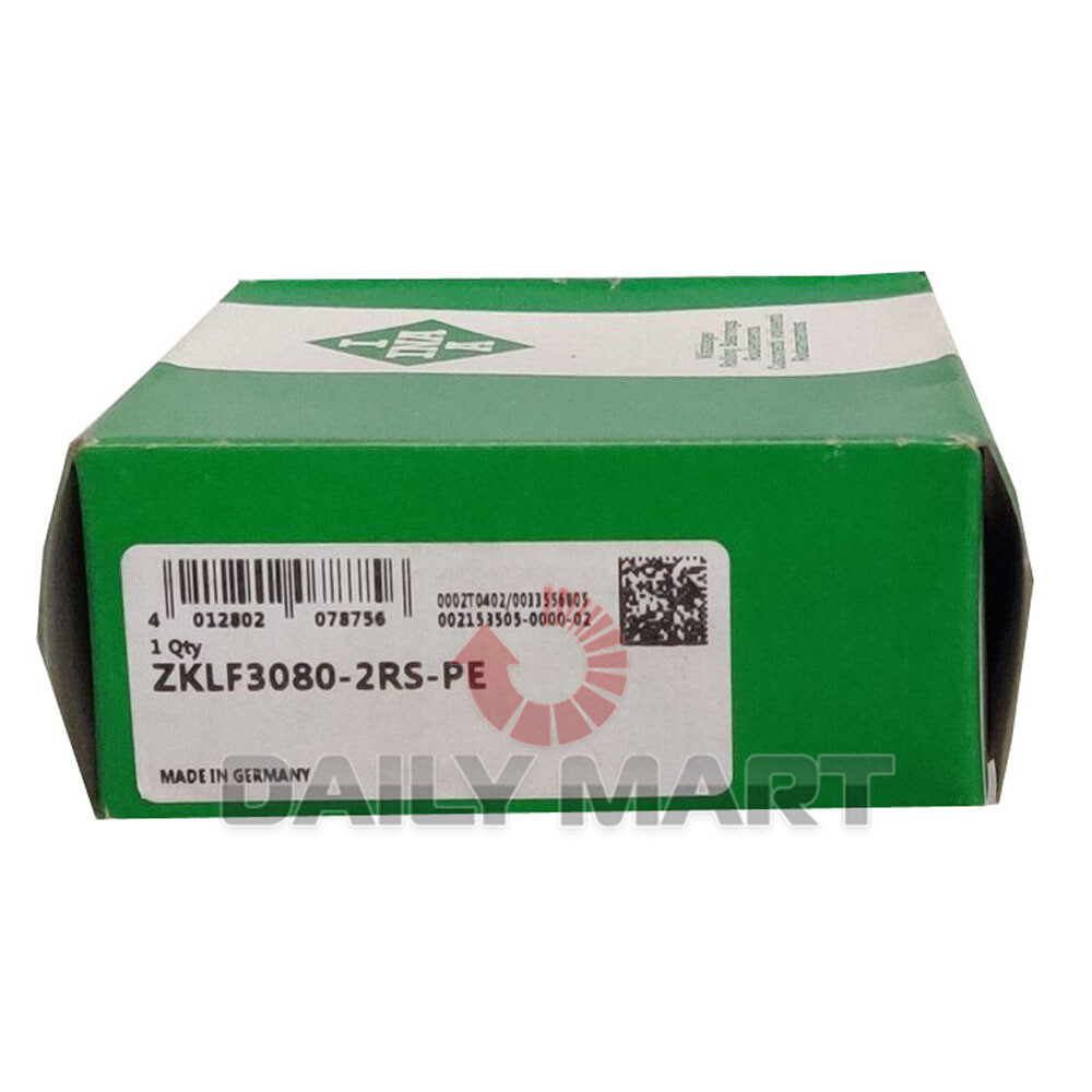 New In Box INA ZKLF3080-2RS-PE Axial Angular Contact Ball Bearing