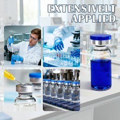 100Pcs 10ml Clear Glass Vials Headspace Vials w/ Flip Caps Sample Vials