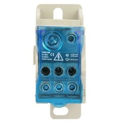 Power Junction Distribution Box Terminal Block Connector DIN Rail 6-250 AWG 160A