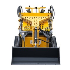 Tracked Mini Skid Steer Loader 23HP 3-Pumps System Self Leveling EPA Gas Engine