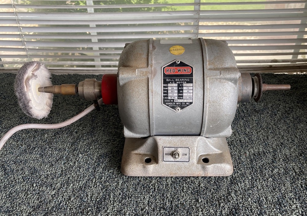 Red Wing Ball Bearing AC Motor 26A Dental / Jewelry Polishing – FREE SHIPPING
